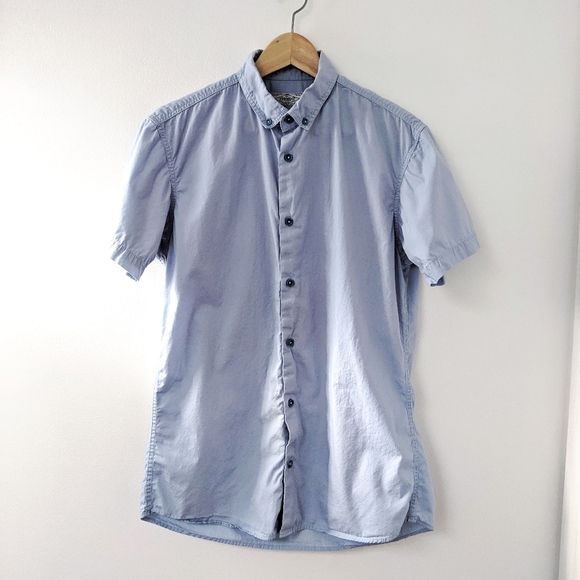 produkt chambray collared button down shirt, med - Picture 9 of 9